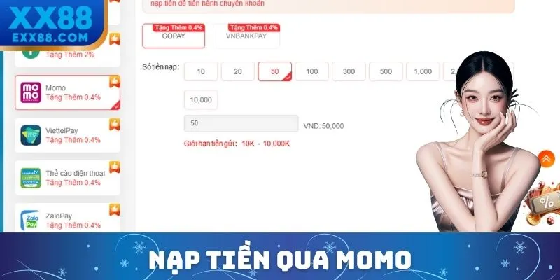 Nạp vốn cá cược qua ví điện tử